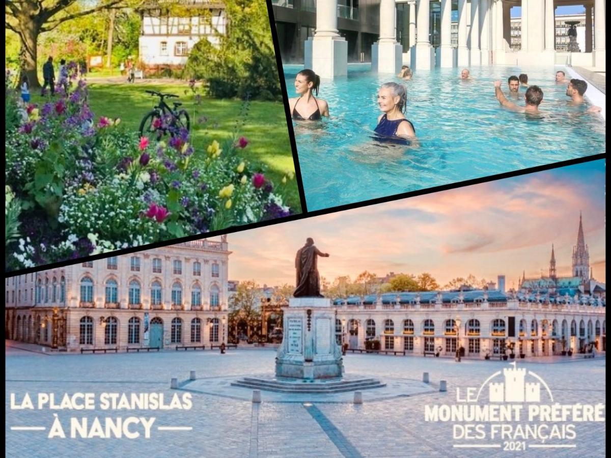 Proche Nancy Centre, A Quelques Pas Des Thermes Et Du Campus Artem, Appartement Calme Avec Parking Gratuit Esterno foto