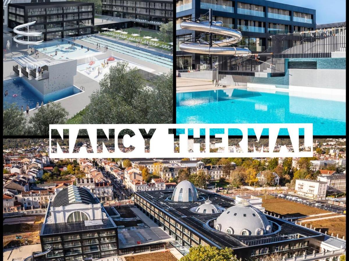 Proche Nancy Centre, A Quelques Pas Des Thermes Et Du Campus Artem, Appartement Calme Avec Parking Gratuit Esterno foto