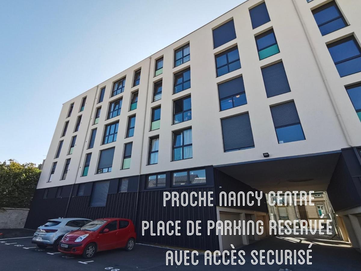 Proche Nancy Centre, A Quelques Pas Des Thermes Et Du Campus Artem, Appartement Calme Avec Parking Gratuit Esterno foto